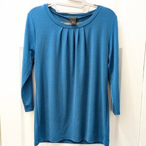 Ann Taylor Blue 3/4 Sleeve Top - Size S
